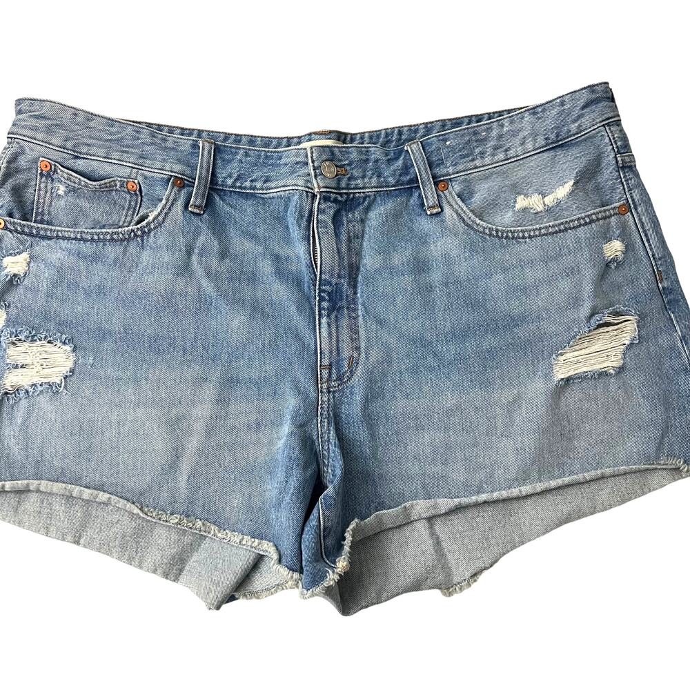 Madewell Relaxed Denim Shorts Women Size 22W